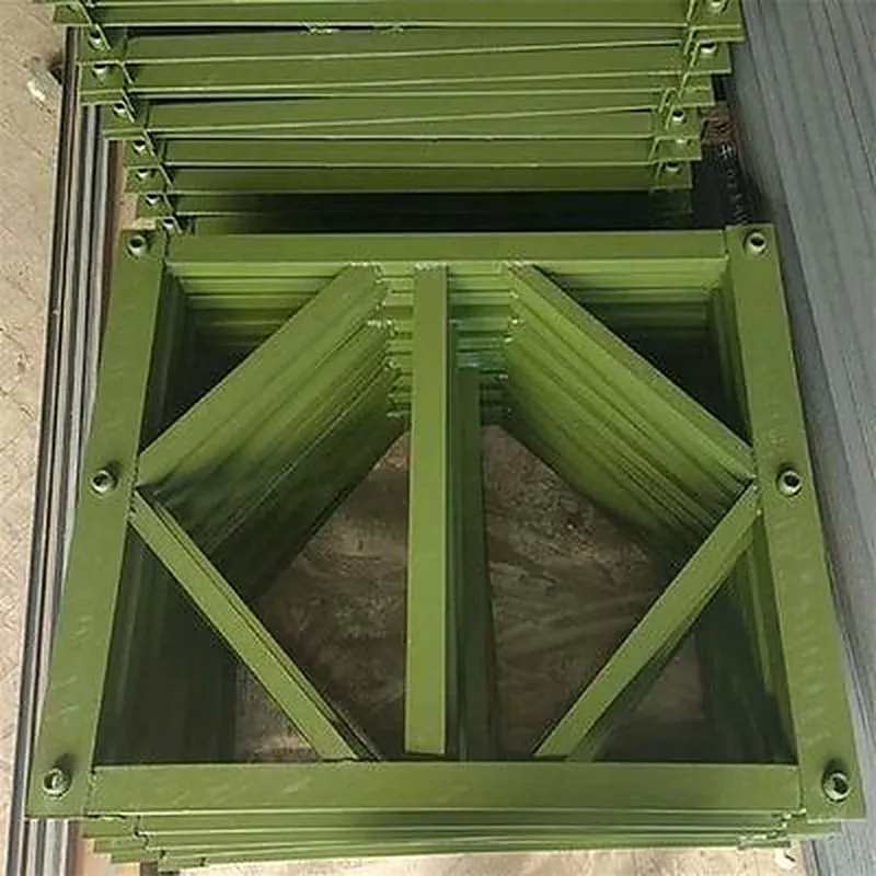 Bailey panels stacked and ready for export packing